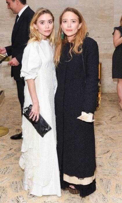 April 13: Ashley and Mary-Kate Olsen enjoyed a night of dinner and dancing during the Youth America Grand Prix's "Stars of Today Meet the Stars of Tomorrow' Gala" at Lincoln Center. The duo were joined by Mary-Kate's husband Olivier Sarkozy, Chelsea Clinton, Nicky Hilton and others.
Photo: Presley Ann/ Patrick McMullan