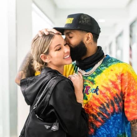 Lauren Wood and Odell Beckham Jr. on IG