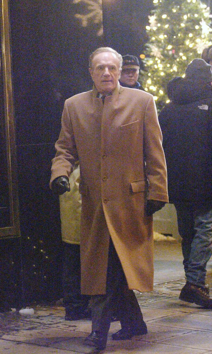 James Caan Walks On Set Of Elf In New York