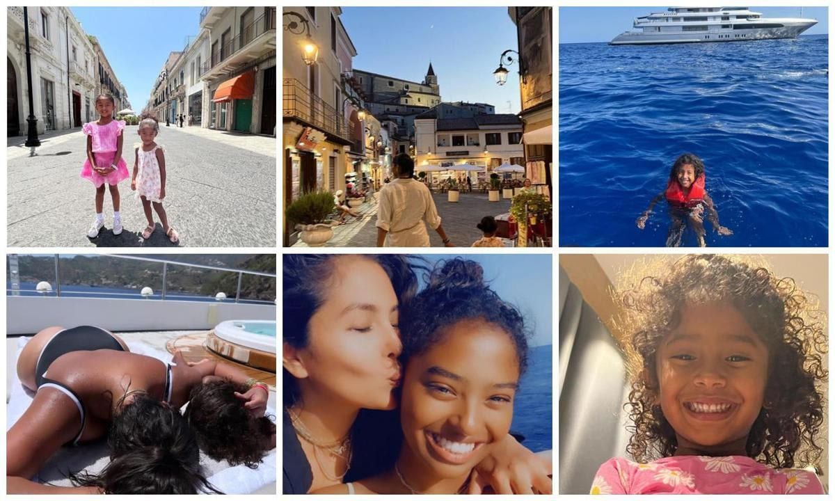 Vanessa Bryant took her girls on a family vacation to Italy