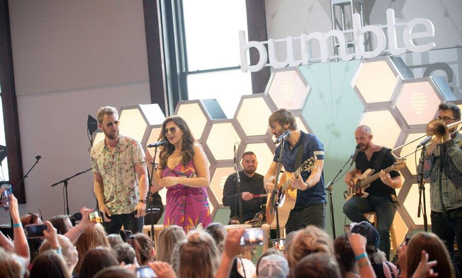 June 10: Lady Antebellum brought the sunshine and good vibes to the Bumble Bee.tique at The Bell Tower in Nashville, Tennessee where they performed some of their new hits off their album <i>HeartBreak</i>.
Photo: Marcus Ingram/Getty Images for Bumble