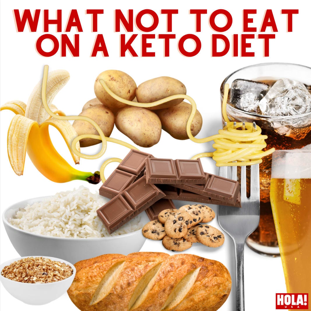 What not to eat and drink on a keto diet