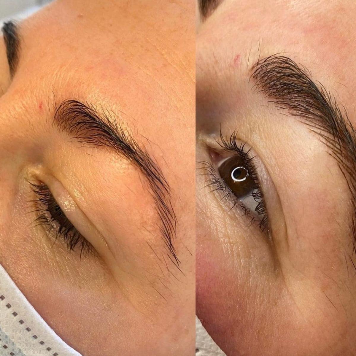 natural microblading eyebrows