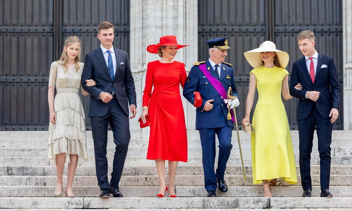 The Belgian royal family celebrated Belgium's National Day on July 21