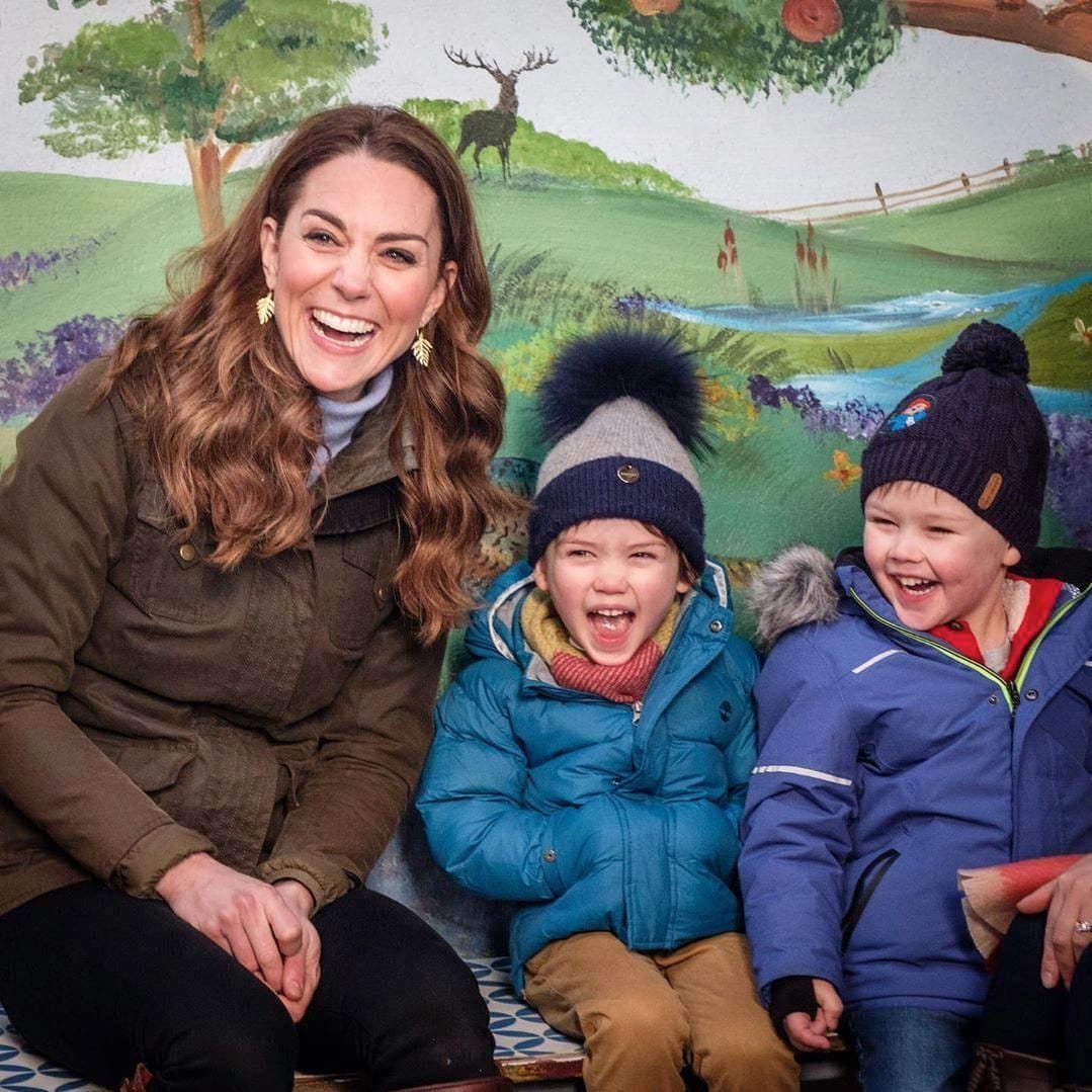 Kate Middleton apologized for not wearing a tiara on her farm visit