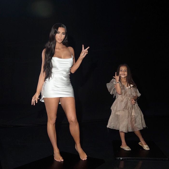 Kim Kardashian and North West