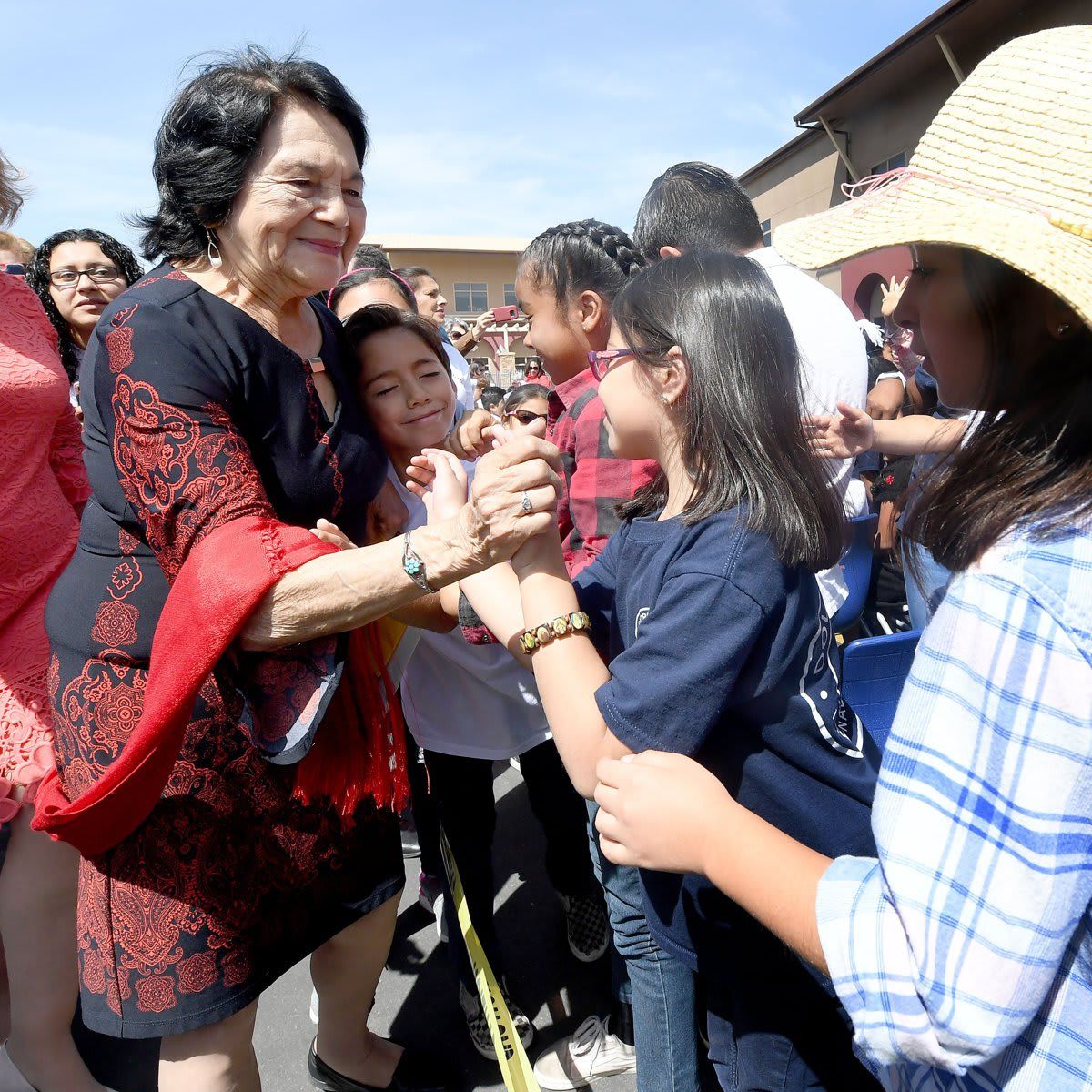 First Delores Huerta Day Celebrated At Delores Huerta International Academy In Fontana"n"n