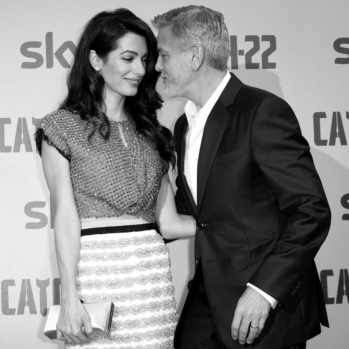 Amal Clooney and George Clooney