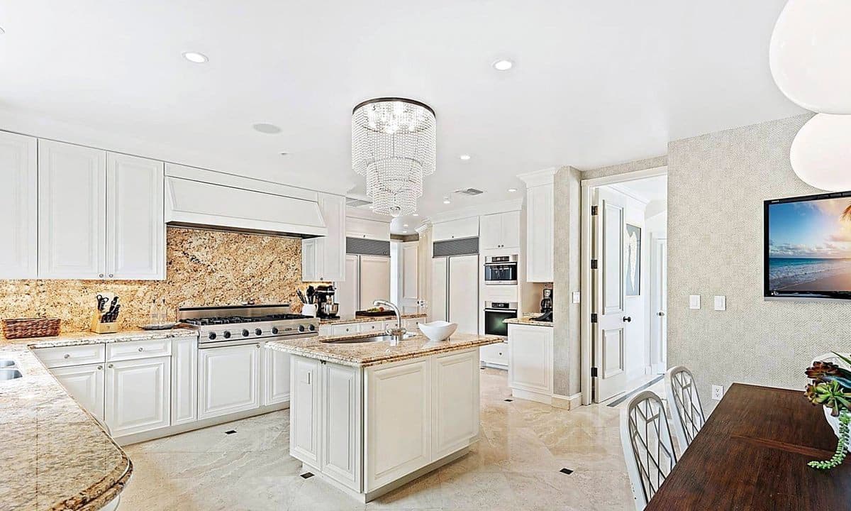 The kitchen in Jared Kushner and Ivanka Trump's new home