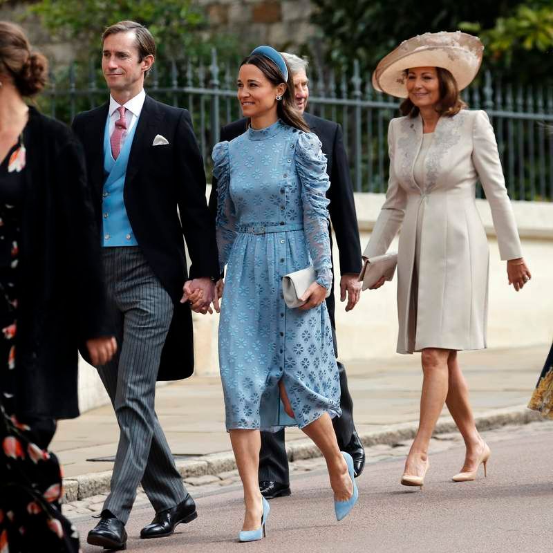 Carole Middleton at Lady Gabriella wedding