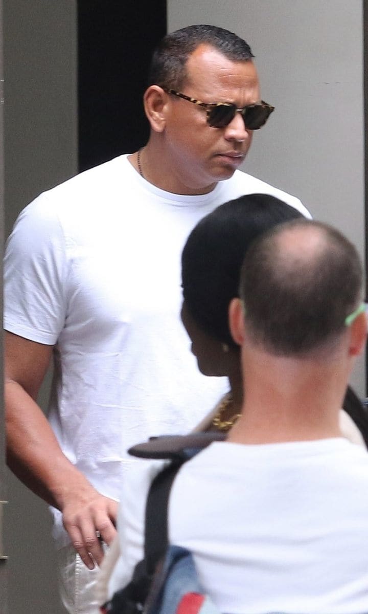 Alex Rodriguez in NYC over the weekend