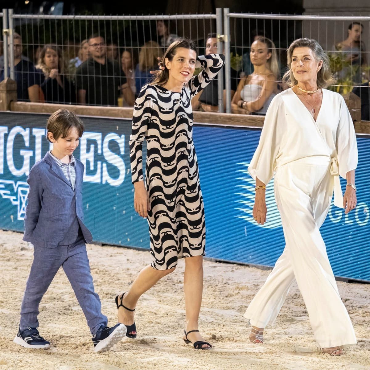 Charlotte Casiraghi's son made a rare public appearance in Monaco on July 3