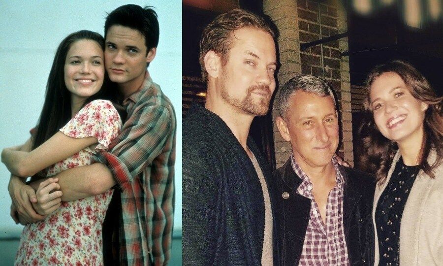 <b>A Walk to Remember</b>
A stroll down memory lane! Mandy Moore and Shane West reunited after the 2017 Super Bowl with the director of their 2002 film, Adam Shankman. The actress noted of the reunion, "Welp. These 2 gentlemen are still some of the best around. Loved catching up with ya, @theshanewest and @adamshankman. My [heart] is full." Meanwhile Adam said, "After 15 years their love is still like the wind: i cant see it but i will always feel it. Love u guys soooo much. #awtrreunion #AWalkToRemember #proudpapa."
Photos: Warner Brothers/Getty Images/Instagram/@adamshankman