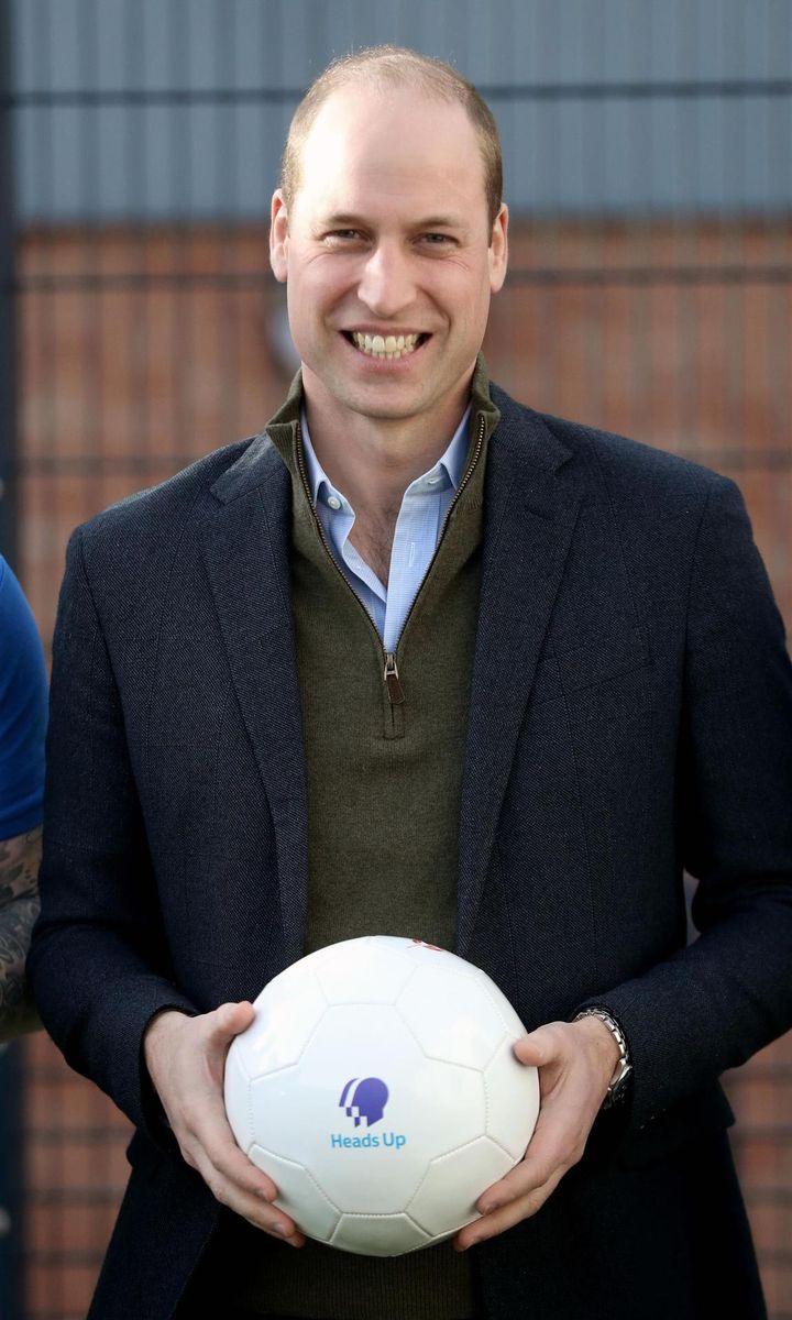 Prince William is a huge soccer fan