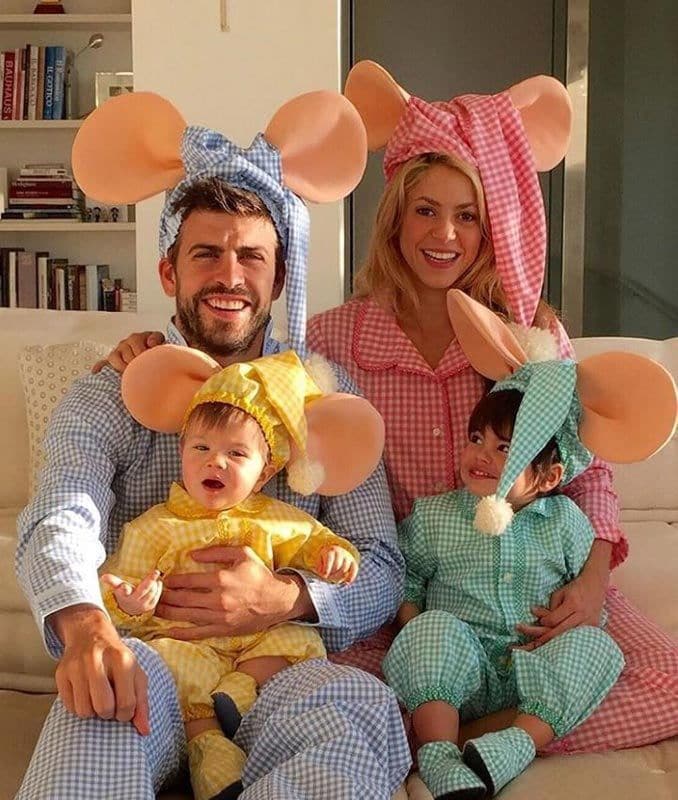 Shakira Pique family topo Gigio