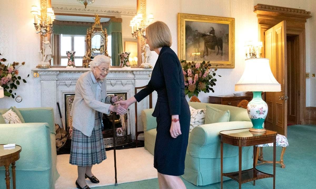 The monarch received her 15th prime minister, Liz Truss, at Balmoral Castle on Sept. 6.