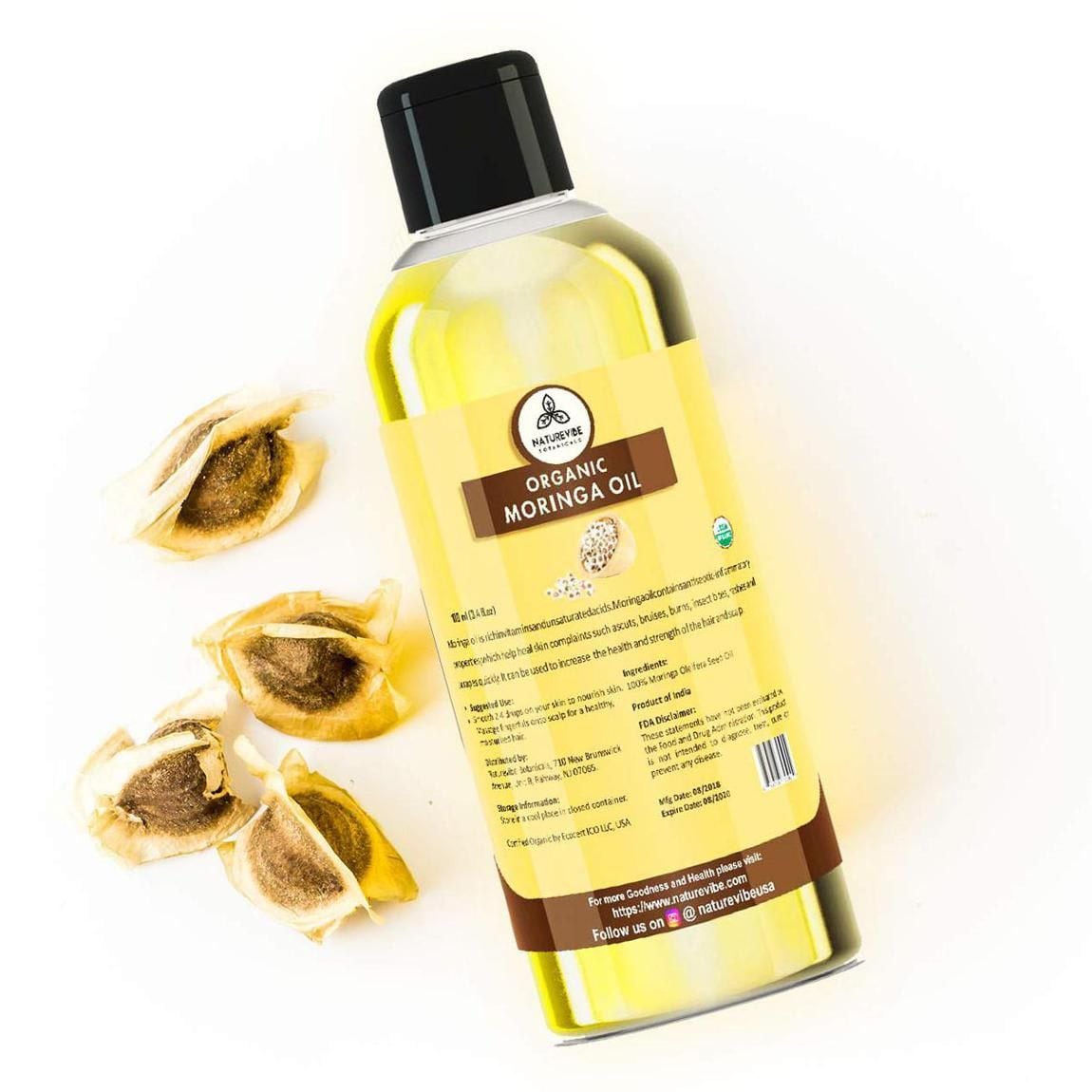 Organic Moringa Seed Oil de Naturevibe Organic