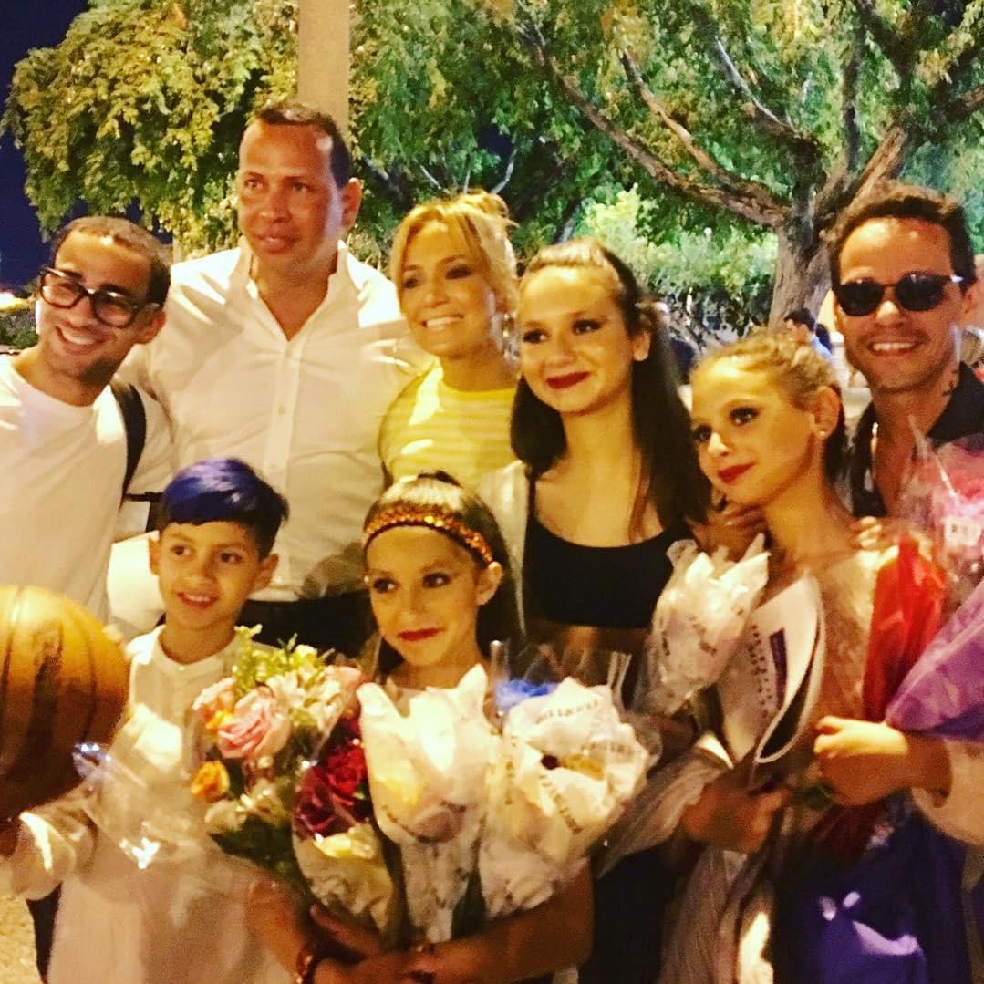 Jennifer Lopez, Marc Anthony, A-Rod and children