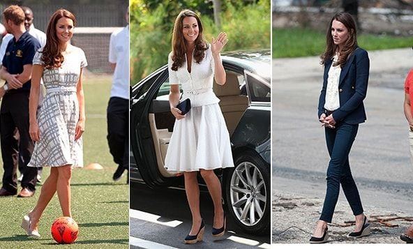 <a href="https://us.hellomagazine.com/tags/1/kate-middleton/"><strong>Kate Middleton</strong></a> can do it all and when wearing heels, she proves to be no different. The Duchess of Cambridge relies on shoe designer Stuart Weitzman for comfort and style. Take a look at all the times she loved wearing her wedge heels.