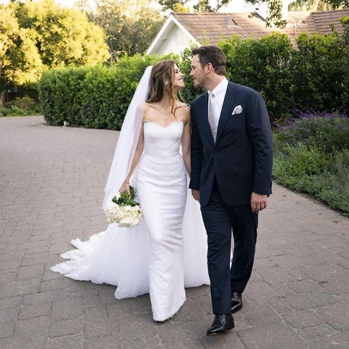 Katherine Schwarzenegger and Chris Pratt at wedding