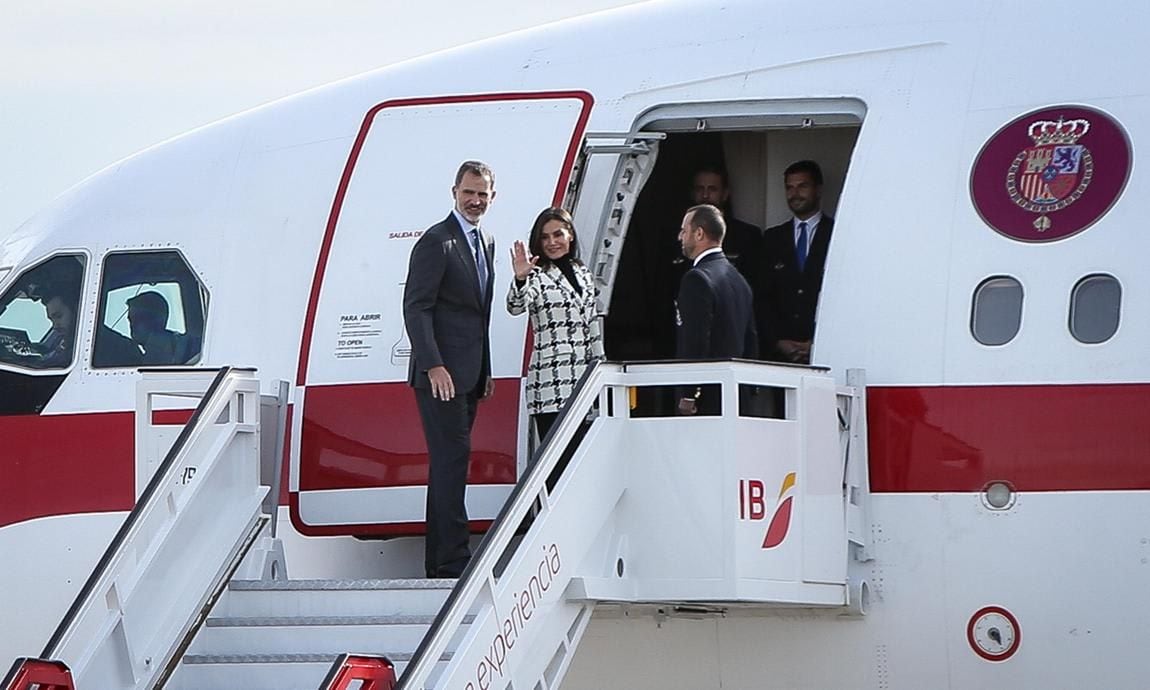 The royal couple left Madrid on Nov. 11