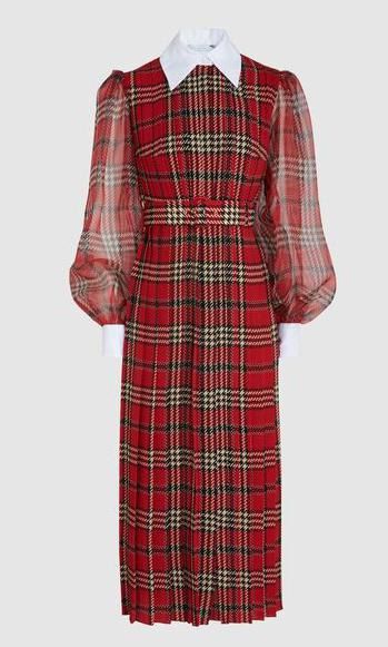 Kate Middleton Emilia Wickstead tartan dress