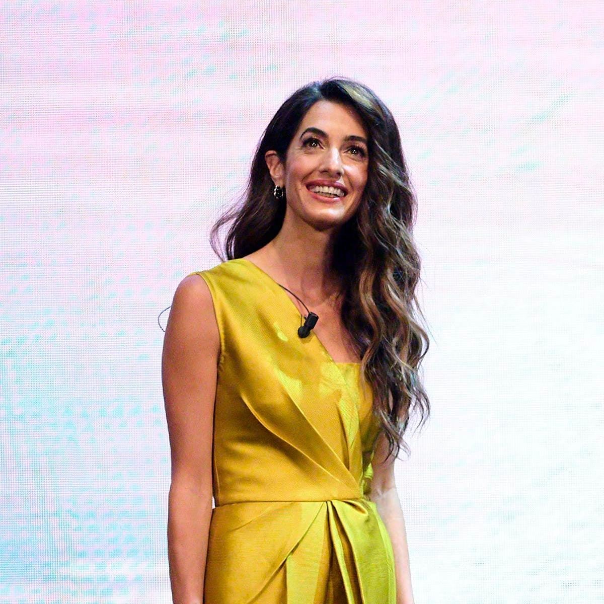 Amal Clooney Attend "We Choose the Earth" In Madrid