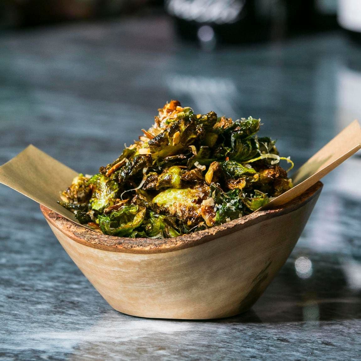 Crispy Brussels by Katsuya Brickell