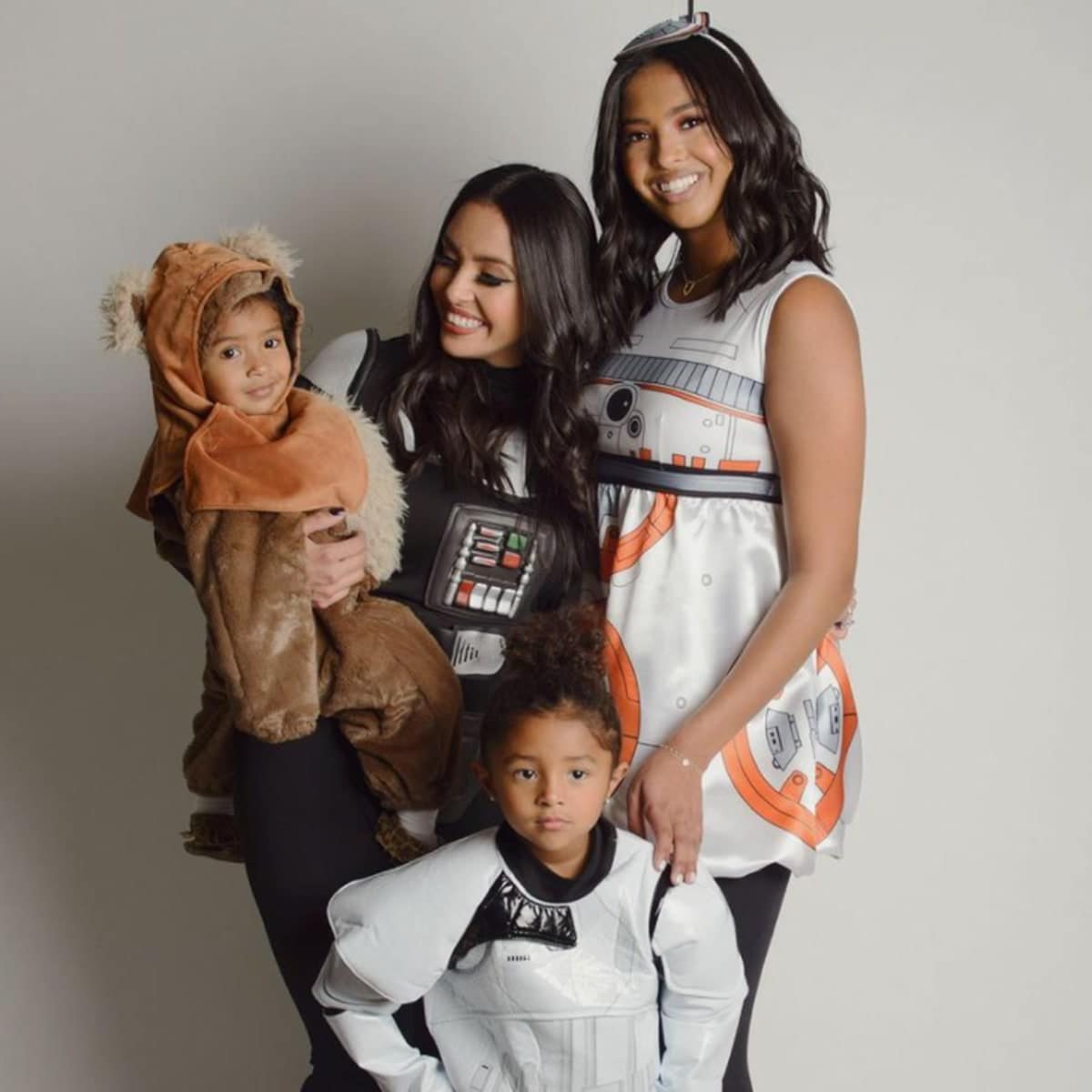 Vanessa Bryant and her kids, Natalia, Bianka and Capri