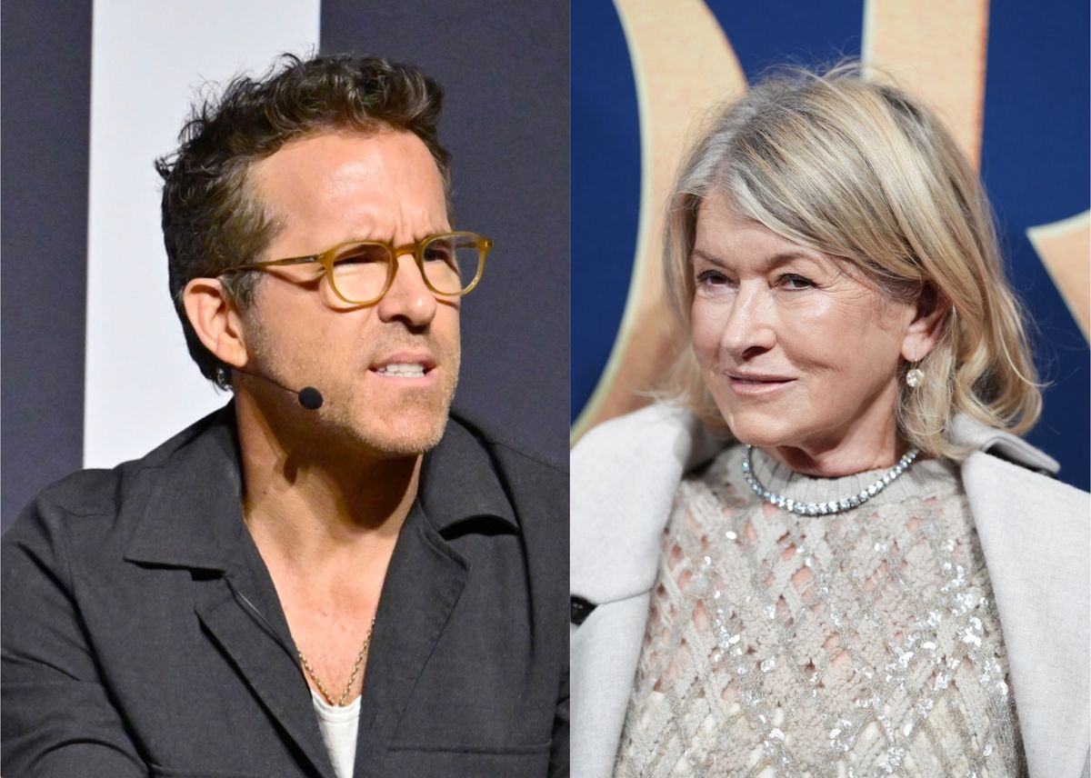 Ryan Reynolds and Martha Stewart