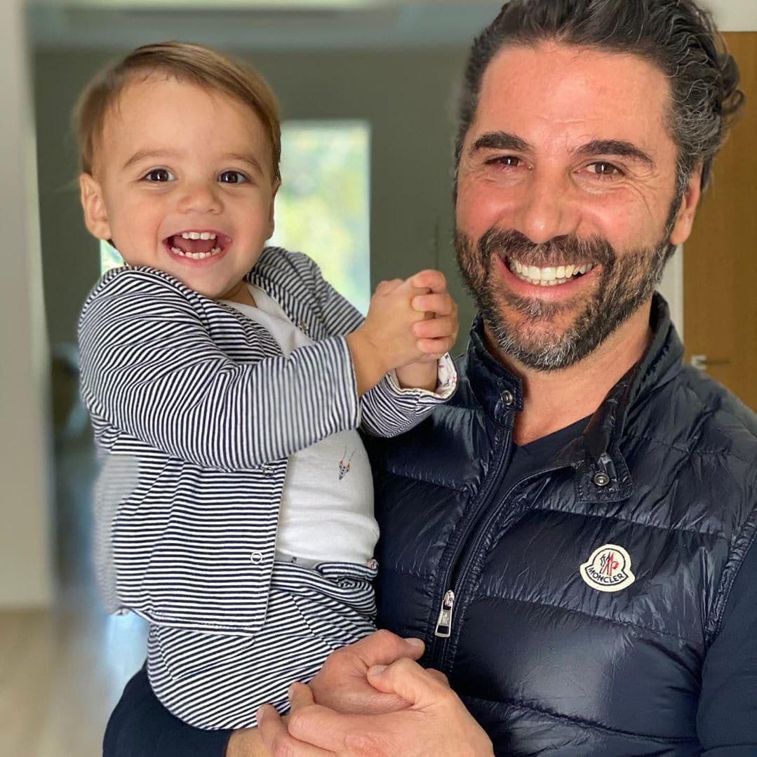 Eva Longoria's husband Jose Baston and son Enrique