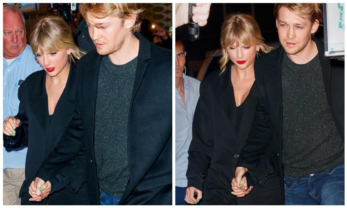 Taylor Swift with her boyfriend Joe Alwyn in New York