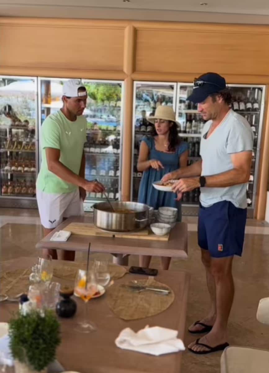 Rafa Nadal cooks for Mery Perelló in a romantic Greek escapade ahead of the Olympics