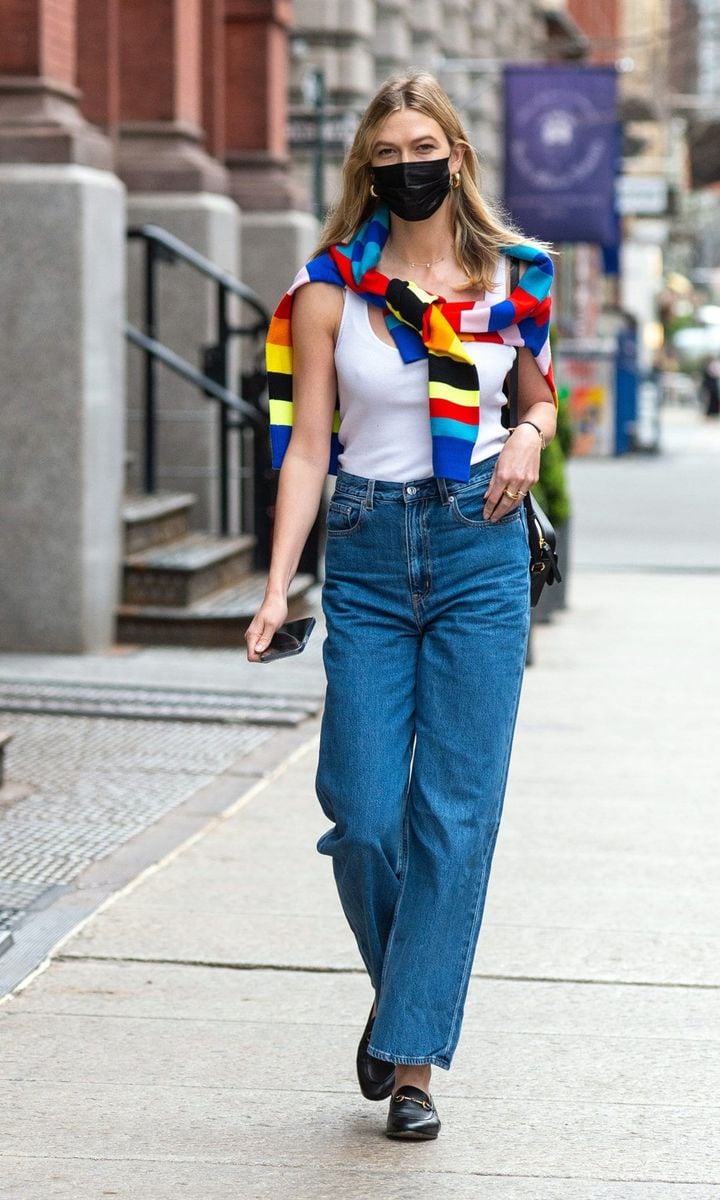 Karlie Kloss around NYC