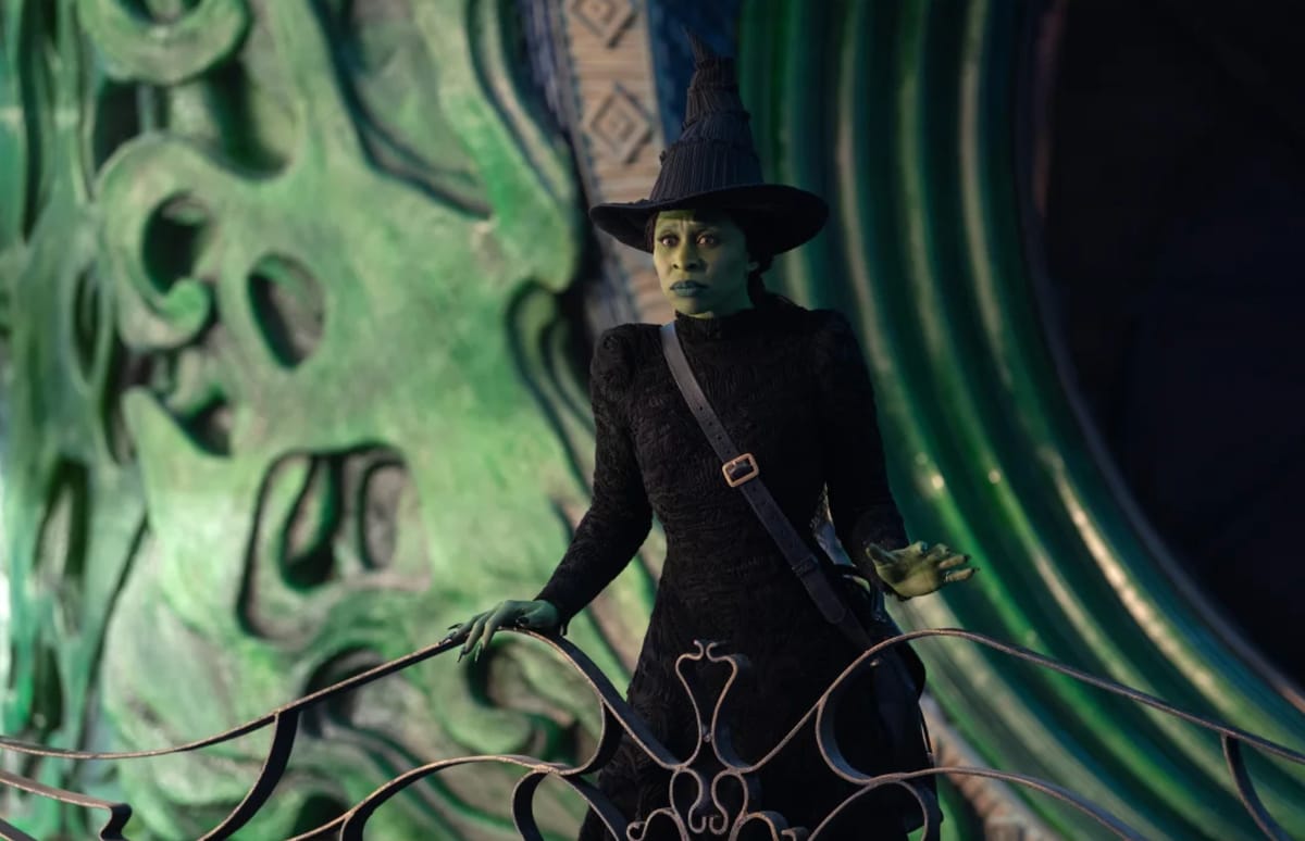 Cynthia Erivo as Elphaba in "Wicked."