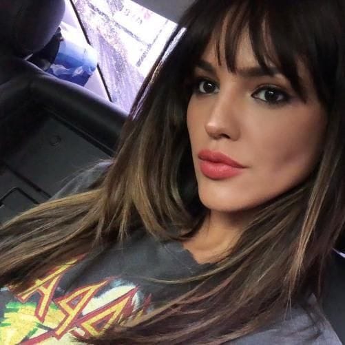 Eiza Gonzalez rock t shirt