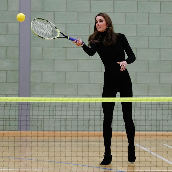 The Duchess of Cambridge is taking tennis lessons at private club