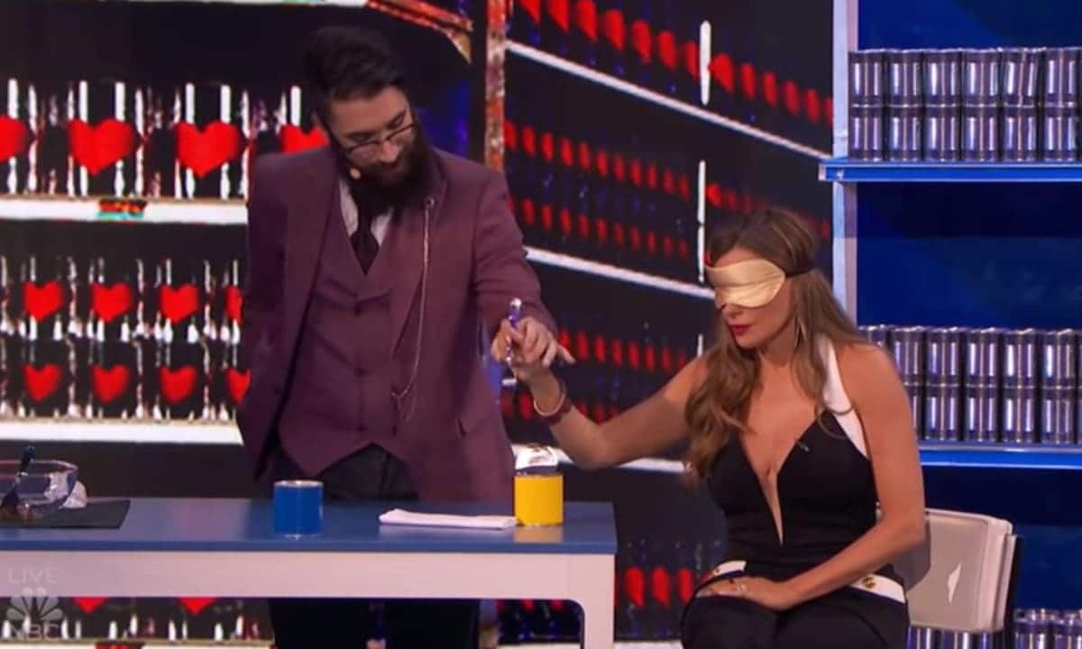 Sofia Vergara almost eats brawn on AGT