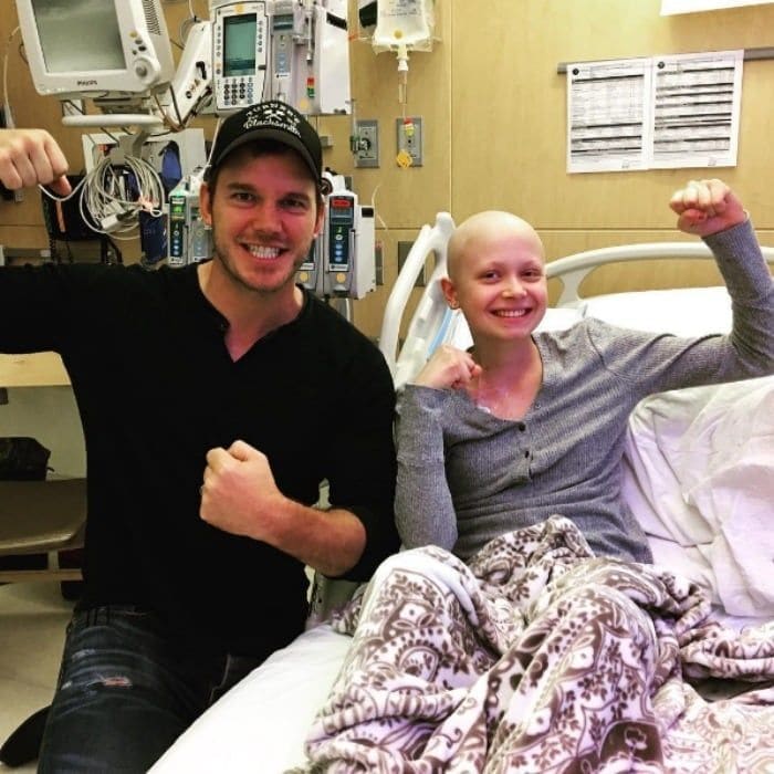 October 11: Chris Pratt hung out with some strong patients during his visit to the Children's Hospital in Seattle.
Photo: Instagram/@prattprattpratt