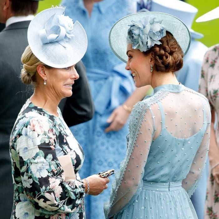 Zara Tindall and Kate Middleton