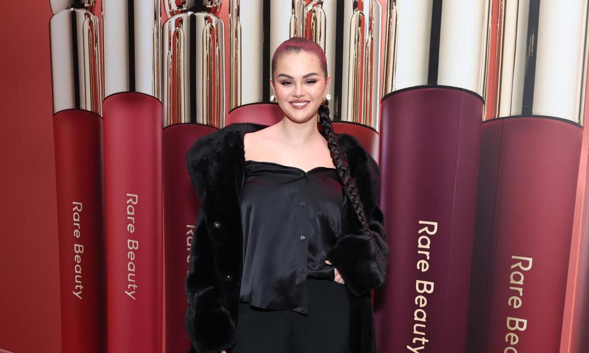 Selena Gomez Celebrates The Launch Of Rare Beauty's Soft Pinch Tinted Lip Oil Collection