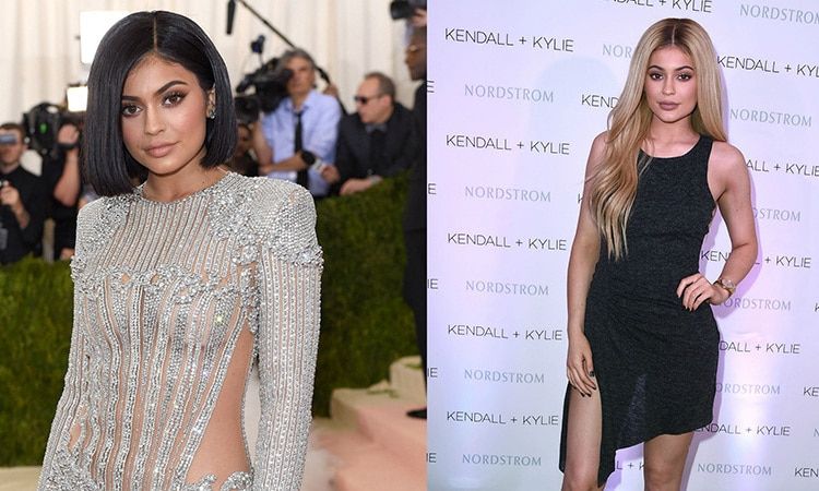 <b>Kylie Jenner</b> has experimented with every hair color under the sun, including exchanging her naturally dark hair for a whole host of blonde shades.
Photo: Getty Images