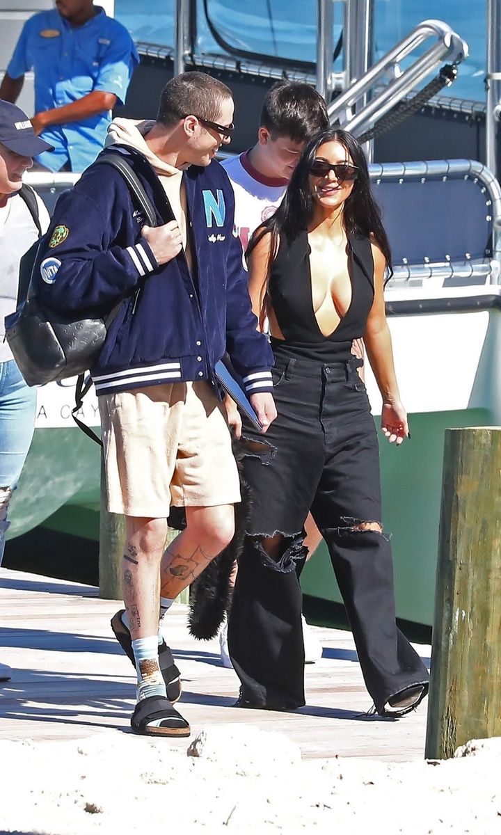 Kim Kardashian y Pete Davidson