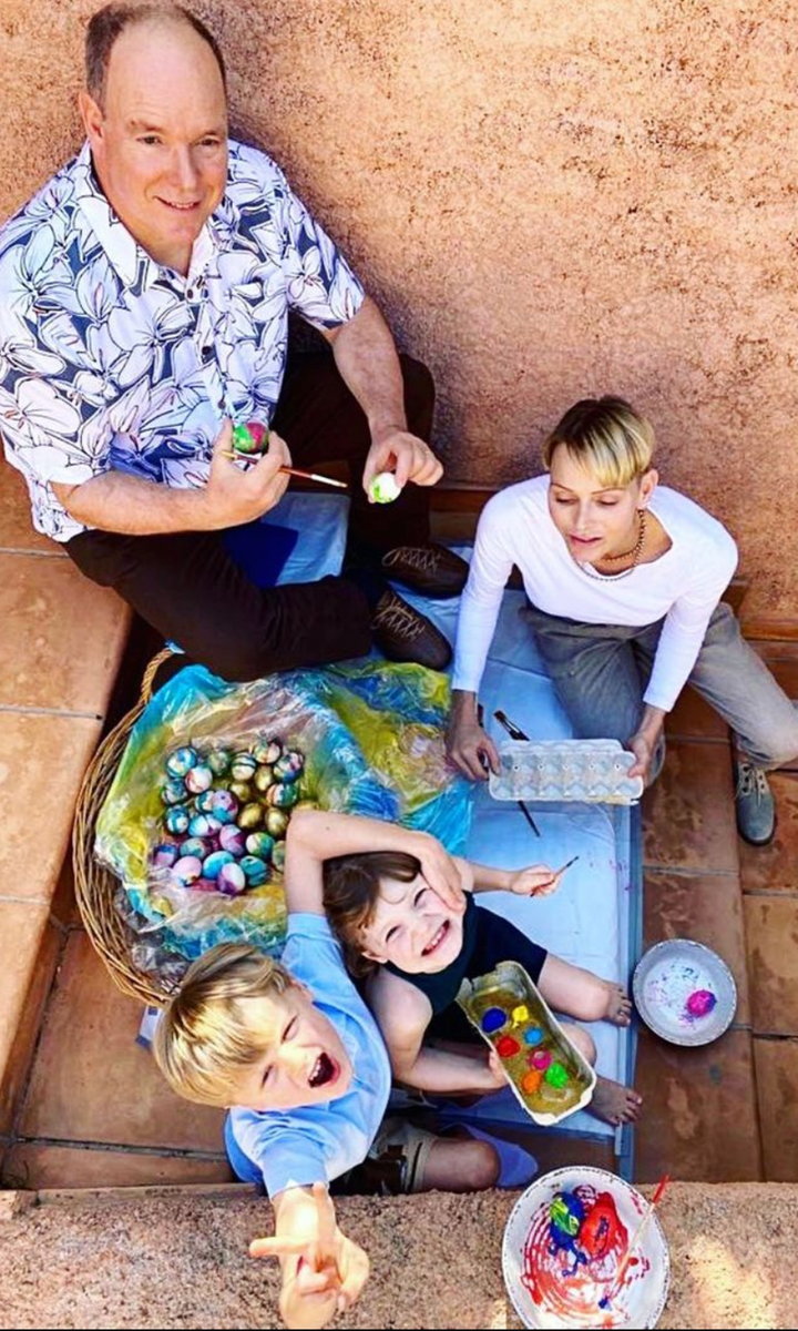 princess charlene family easter