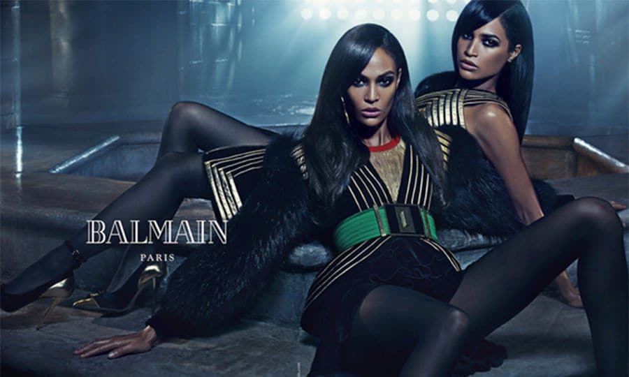 <b>Joan and Erika Smalls</b>
<br>The sisters that model together, stay together! Well, that seems to be true for BFFs and sisters Joan and Erika Smalls.
<br>
<br>
Despite both having independent modeling careers, the two beauties joined forces in 2015 to star in a sister-inspired Balmain campaign.