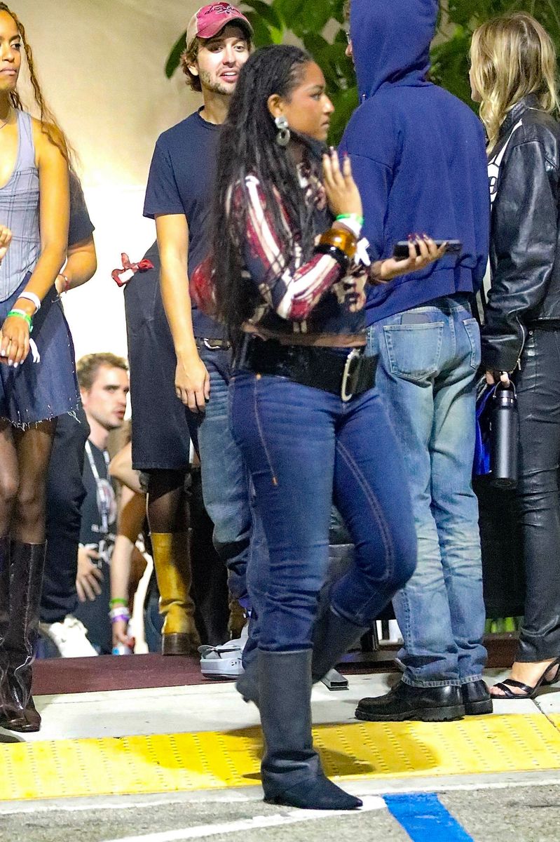 Malia Obama at Charli XCX's concert