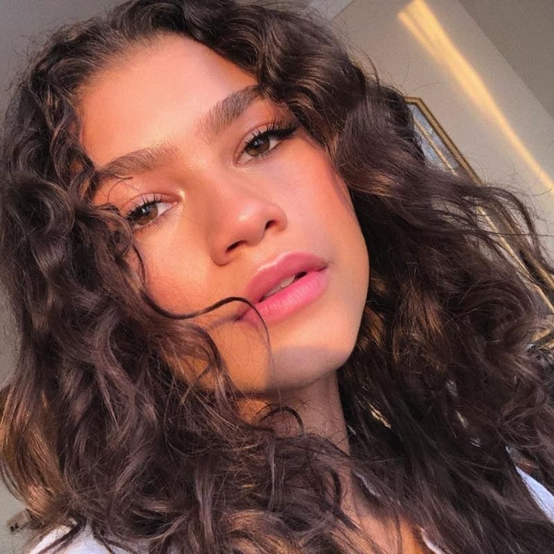 Zendaya with loose hair