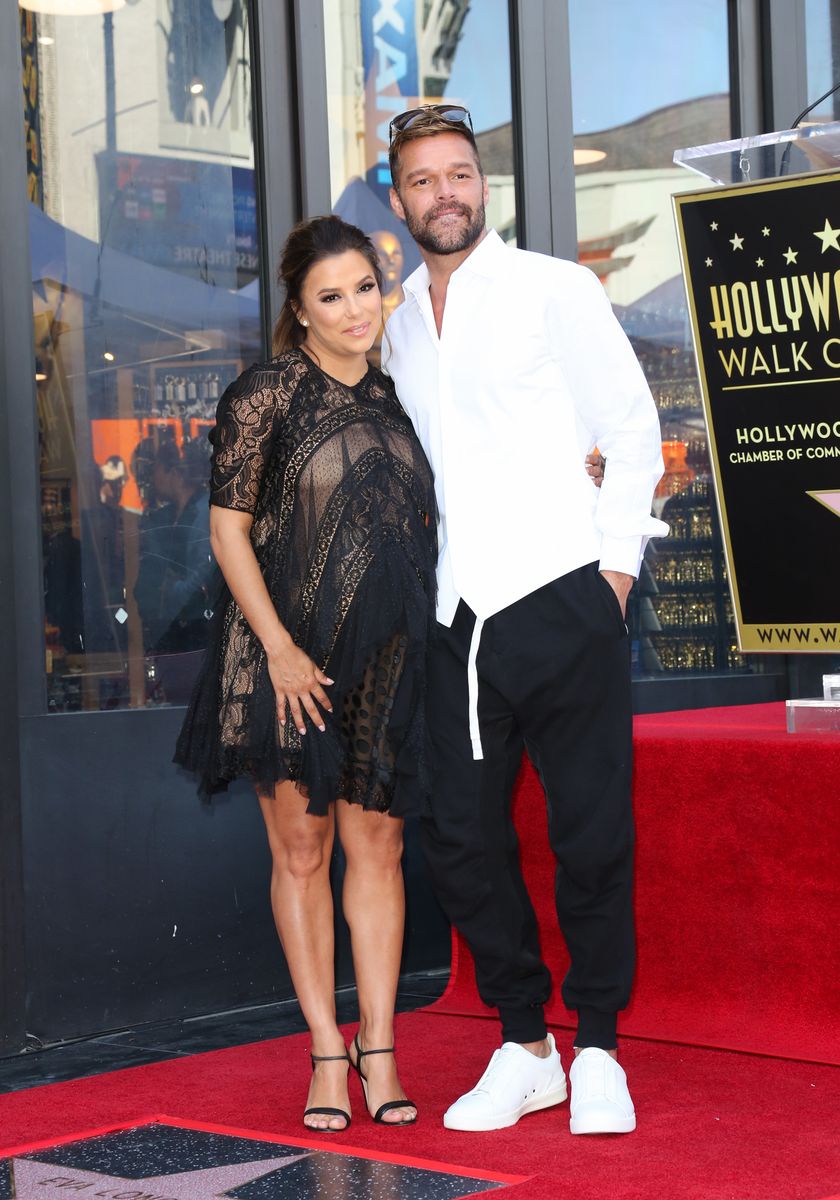 Eva Longoria and Ricky Martin 