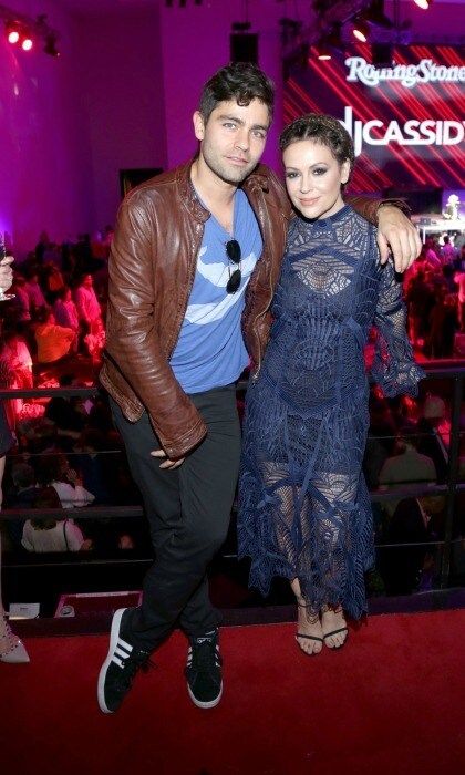 February 4: Adrian Grenier and Alyssa Milano posed at the Rolling Stone Live: Houston presented by Budweiser and Mercedes-Benz.
Photo: Jerritt Clark/Getty Images for Rolling Stone