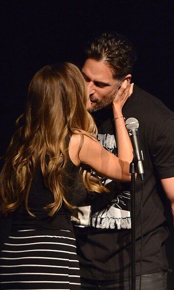 Sofia gave her man a big kiss at the Film Independent at LACMA Live Read of 'Major League.'
<br>
Photo: WireImage